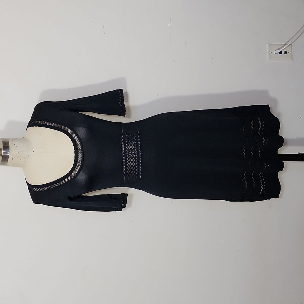 Bcbgmaxazria Black A-Line Dress Size XS